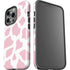 Pink Cow Print iPhone 15 Pro Impact Case